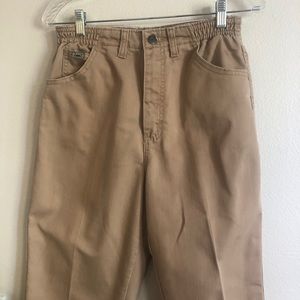 SOLD(DP) VINTAGE Lee High waist bareback bum tan jeans